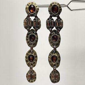 Heidi Klum Vintage Retired Signed Dangle Haute Couture Runway Earrings